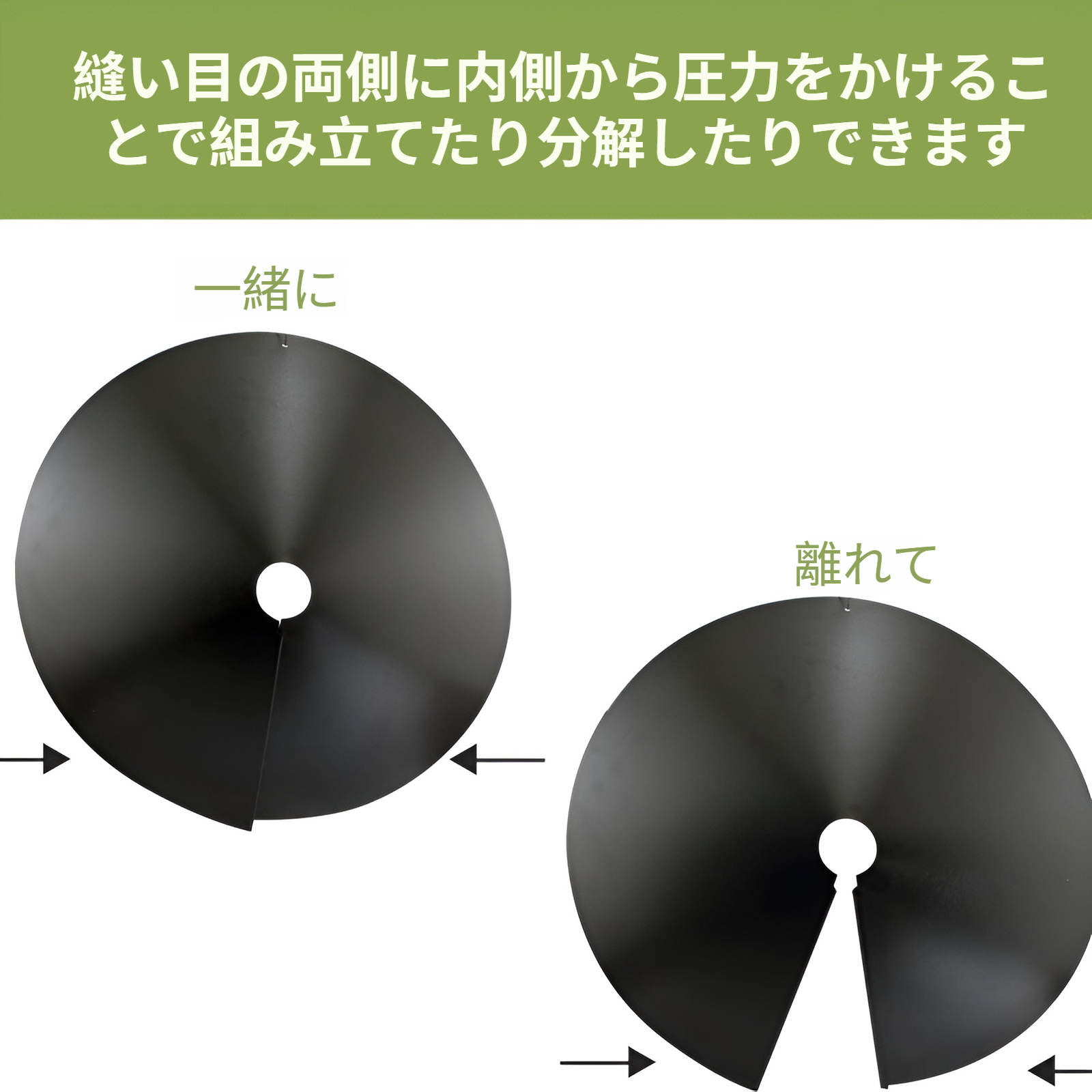 ポール取付式リスよけバッフル