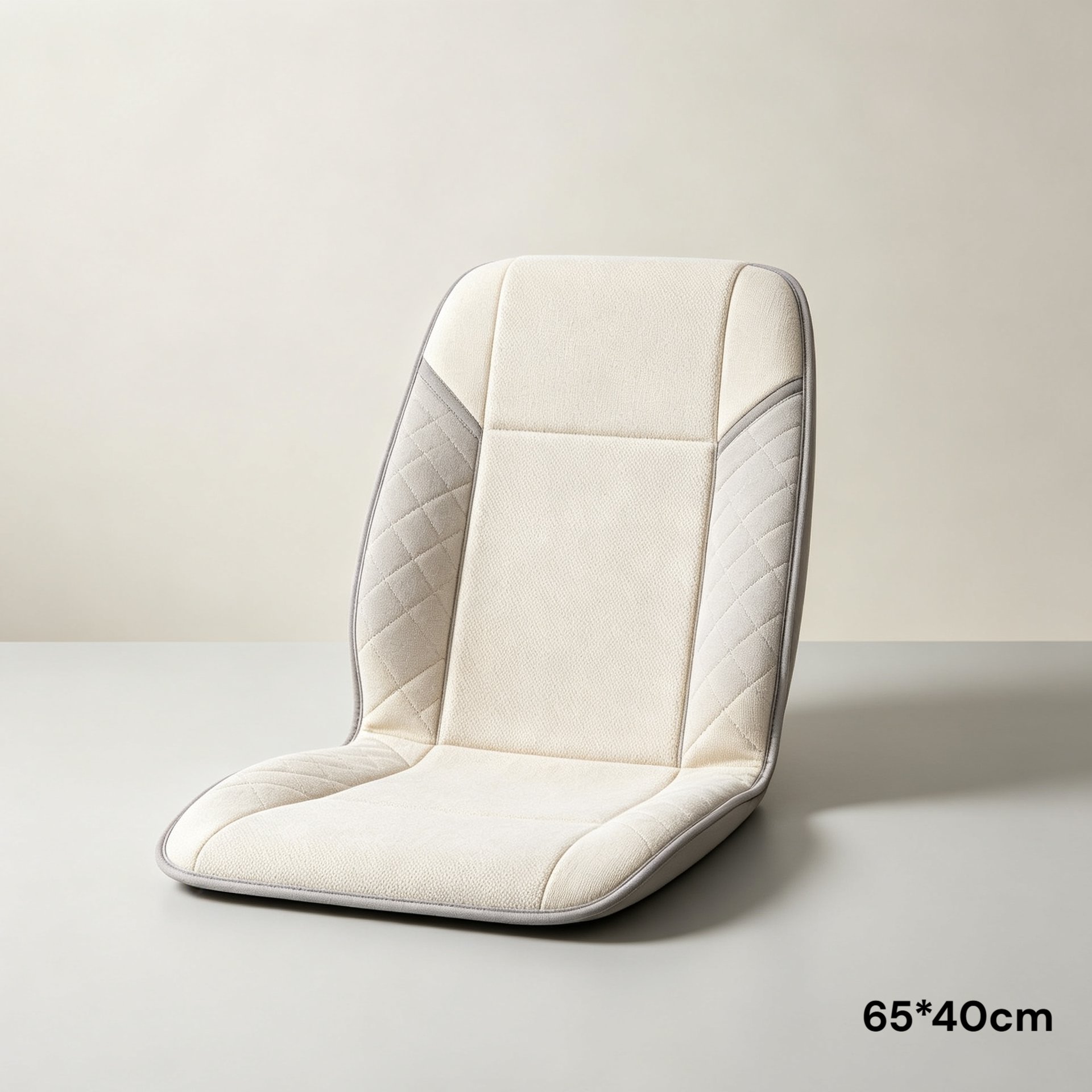 Universal car seat cushion for all seasons displayed on driver's seat