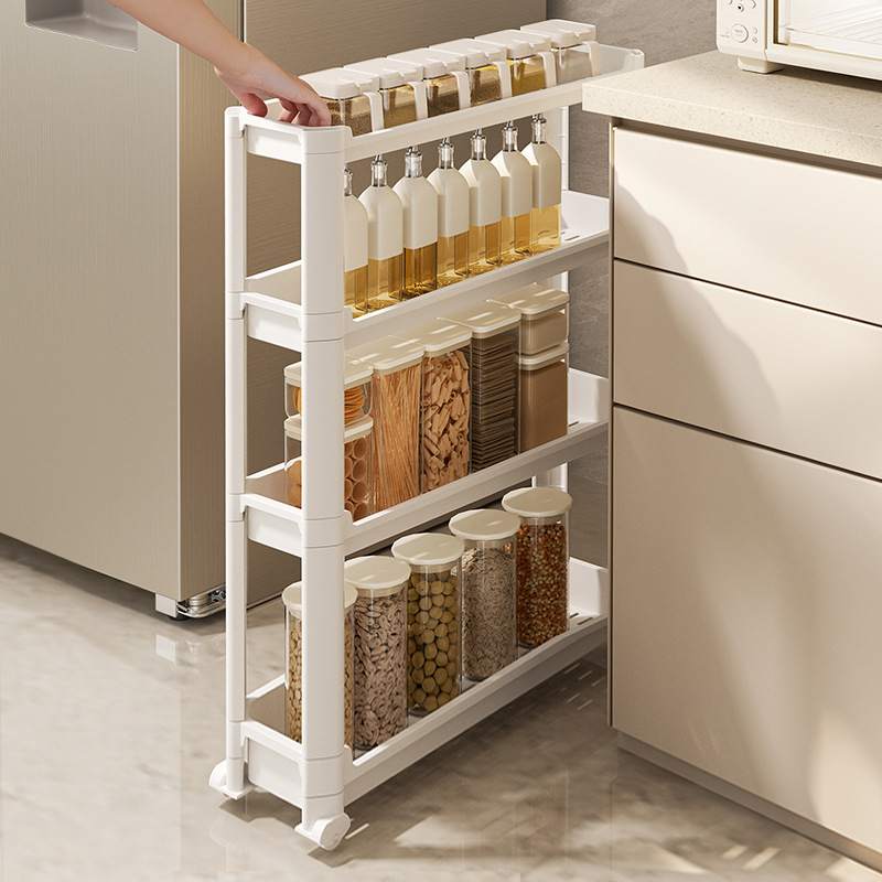 Organizador de baño con ruedas fácil de mover