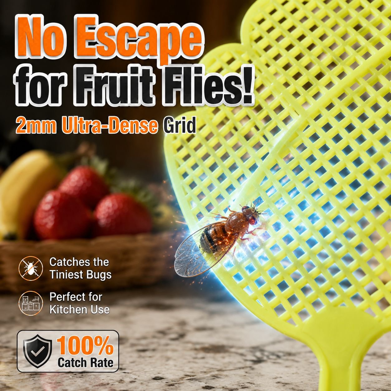 Manual Plastic Mosquito and Fly Swatter