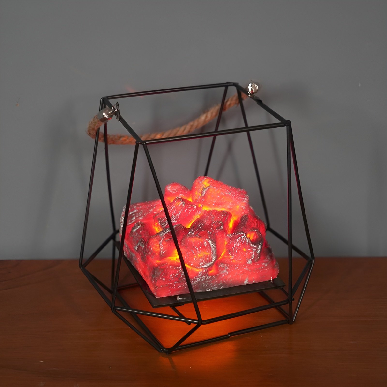 European-style imitation charcoal flame LED decorative light
