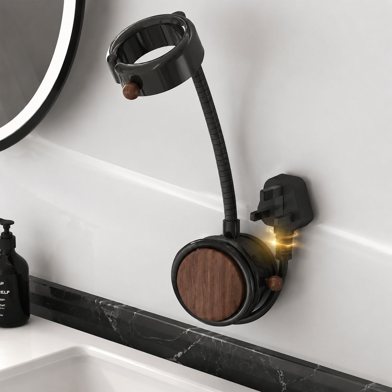 Swivel Wall-Mounted Air Duct Organizer (No Drilling)