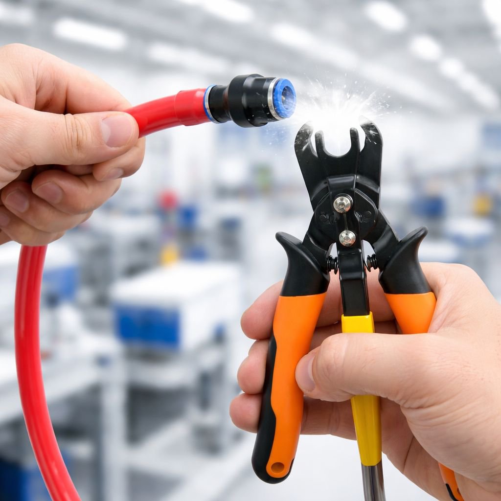 Professional air hose connector tool for quick disconnect