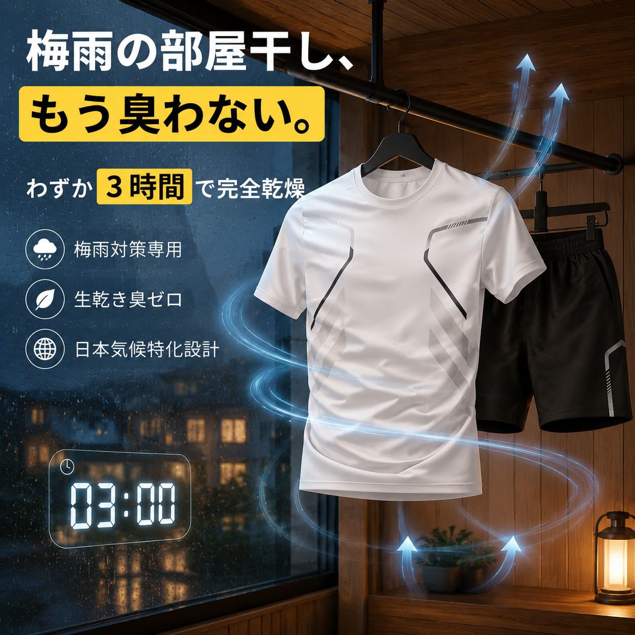 メンズ速乾スポーツウェアセット ランニングジムTシャツ＋ショーツ2点セット