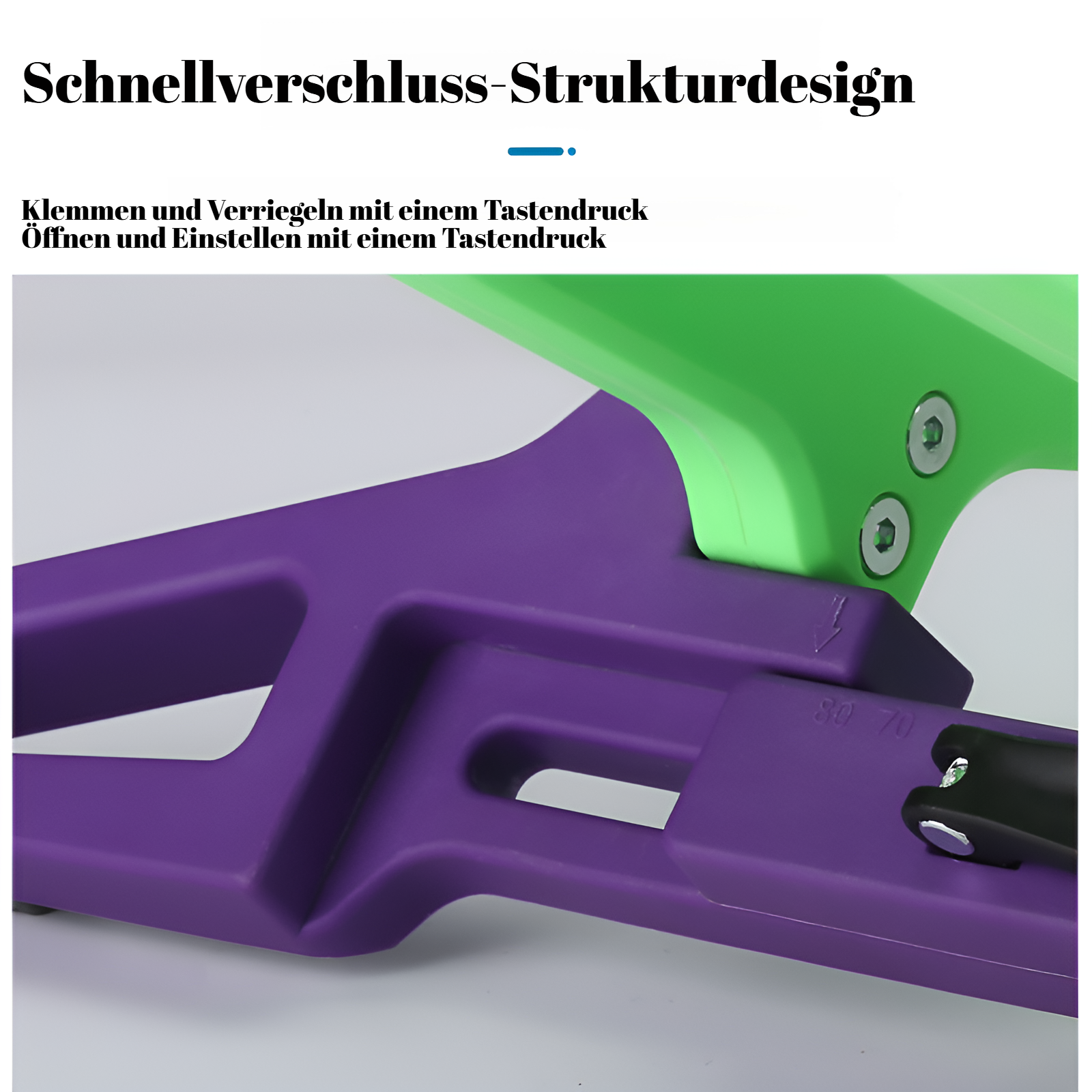 Verstellbarer Fahrradständer für Straße und Gelände