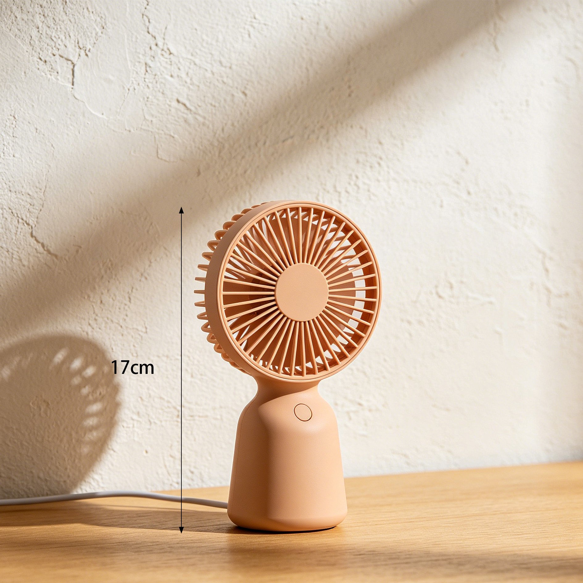 Quiet small fan for home and office use
