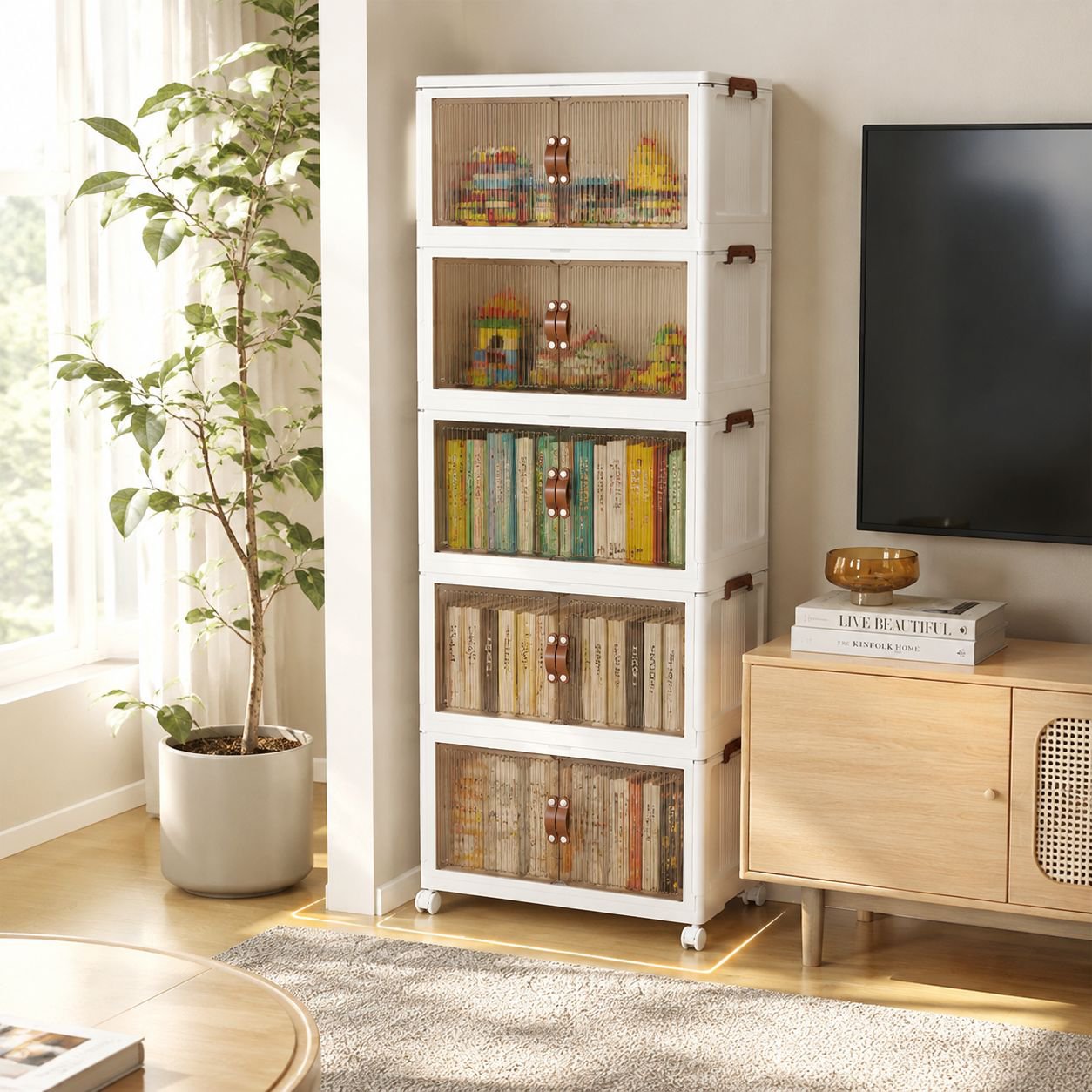 Sofort nutzbarer Lagerschrank mit viel Stauraum