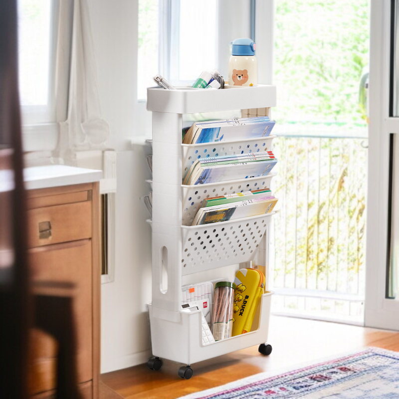 デスク上の取り外し可能なシェルフ オーガナイザー