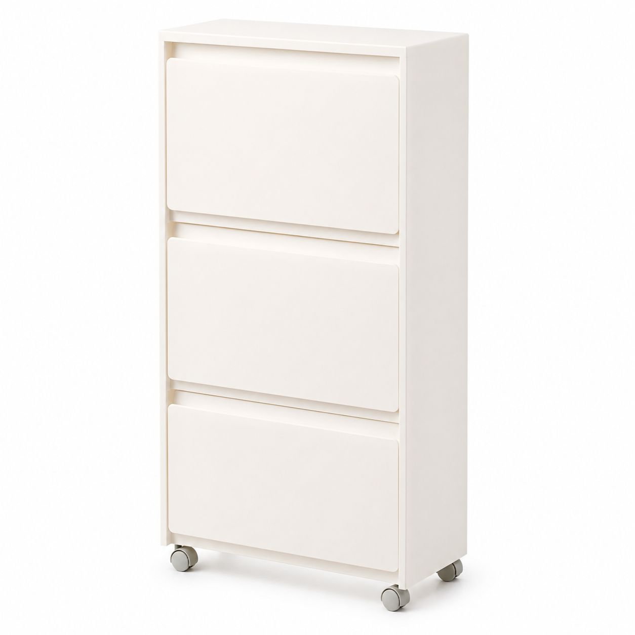 Lagerschrank für Zuhause mit Rädern, beweglicher Lagerschrank für Wohnzimmer, Spielzeug-Lagerschrank