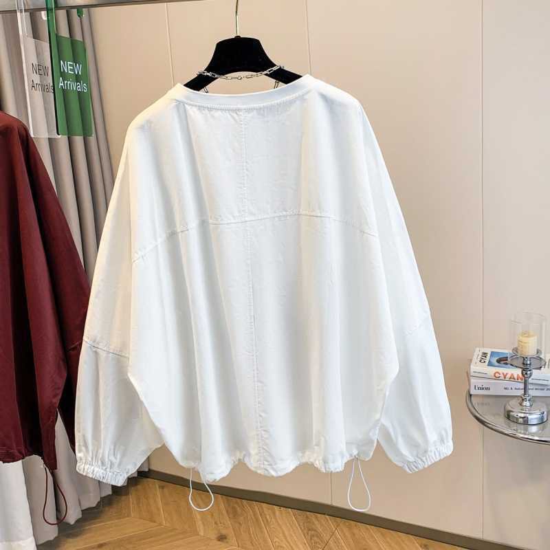 ゆったりバルーンスリーブ春シャツ