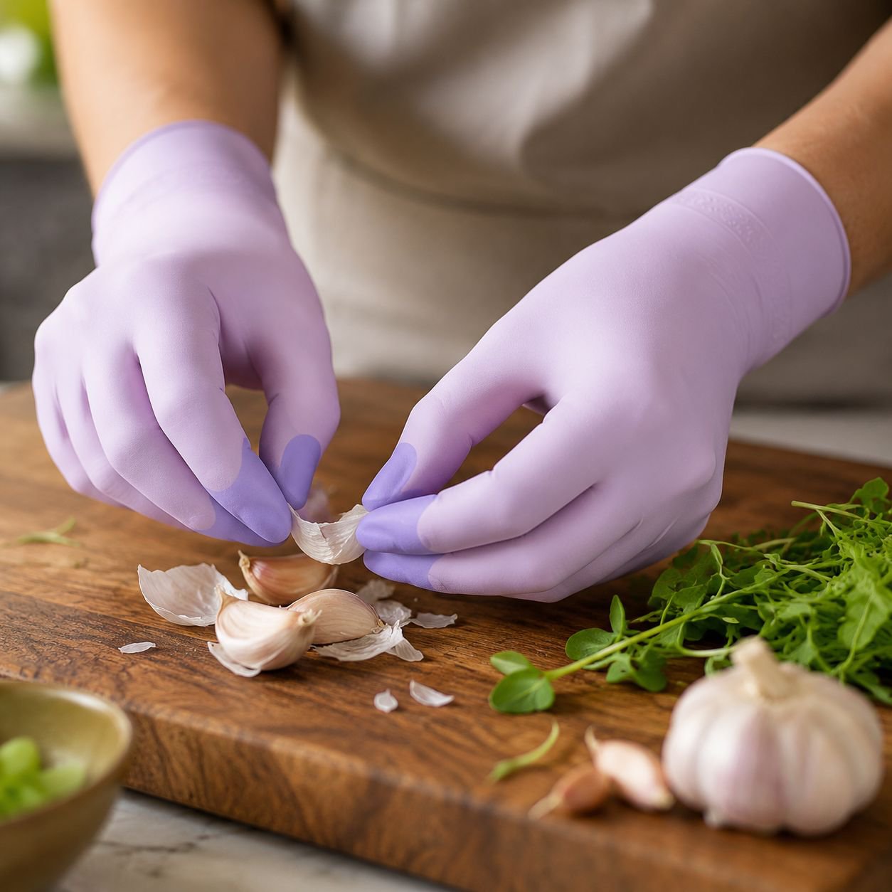 Kitchen Gloves, Oil and Waterproof, Wear-resistant, Nonslip, Reusable