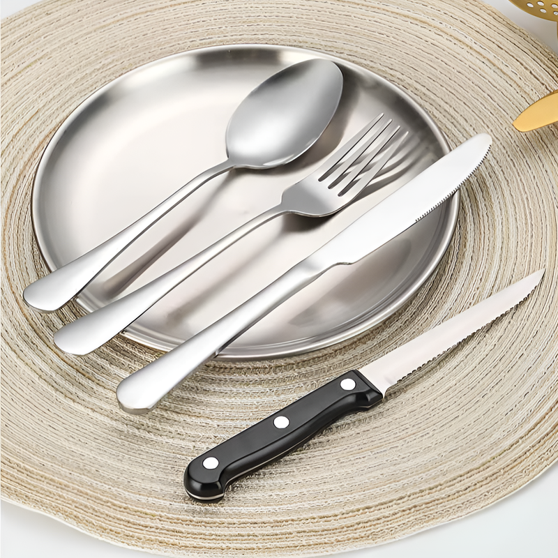 스테인리스 캠핑 식기 휴대용 야외용 세트