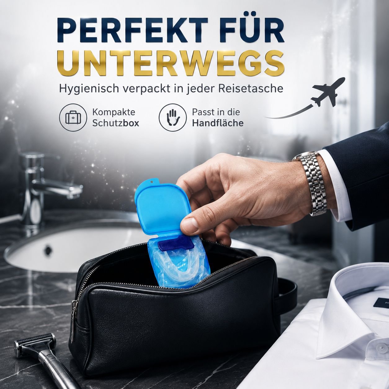 1+1 Anti-Zähneknirschen Mundschutz Set