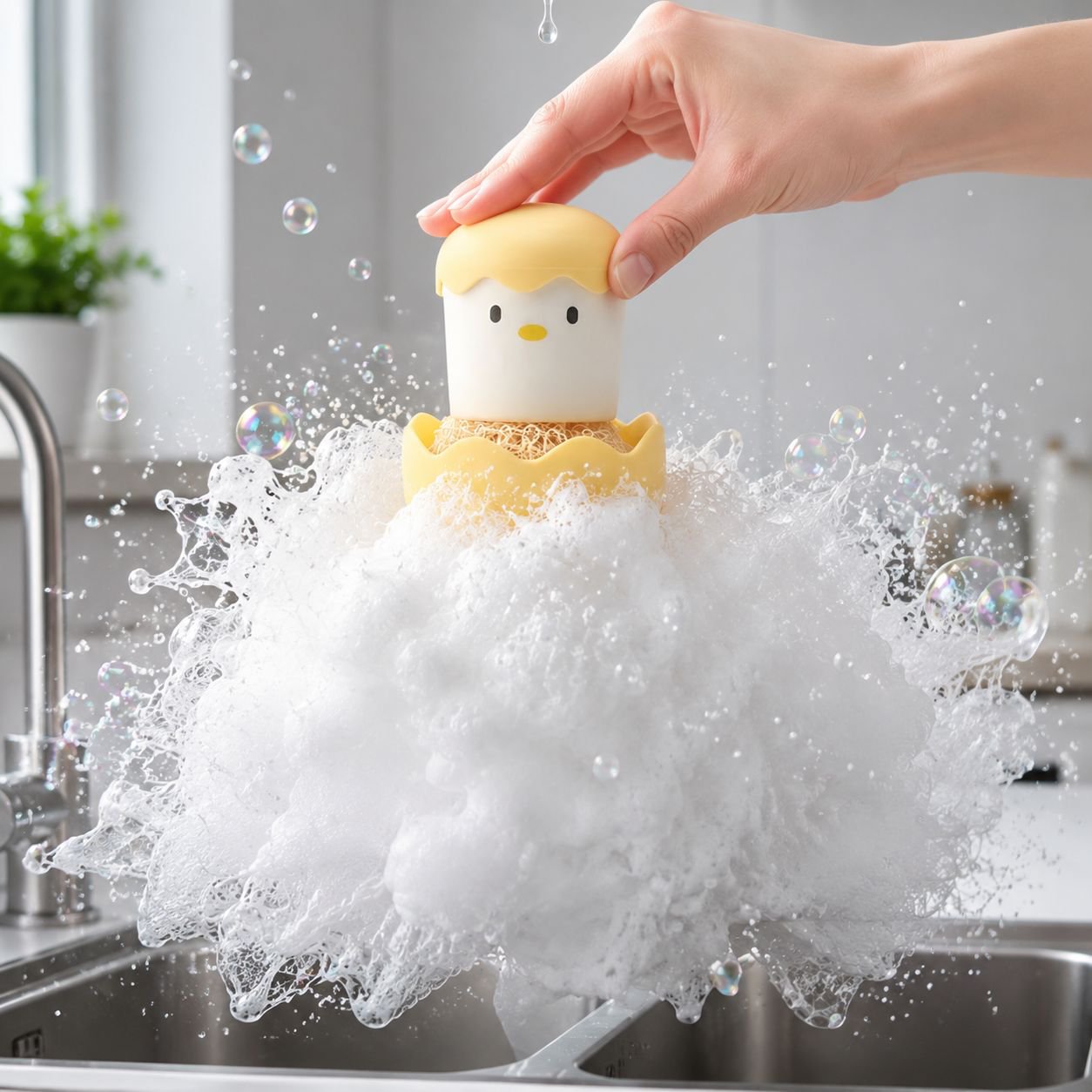 Éponge durable pour surfaces délicates