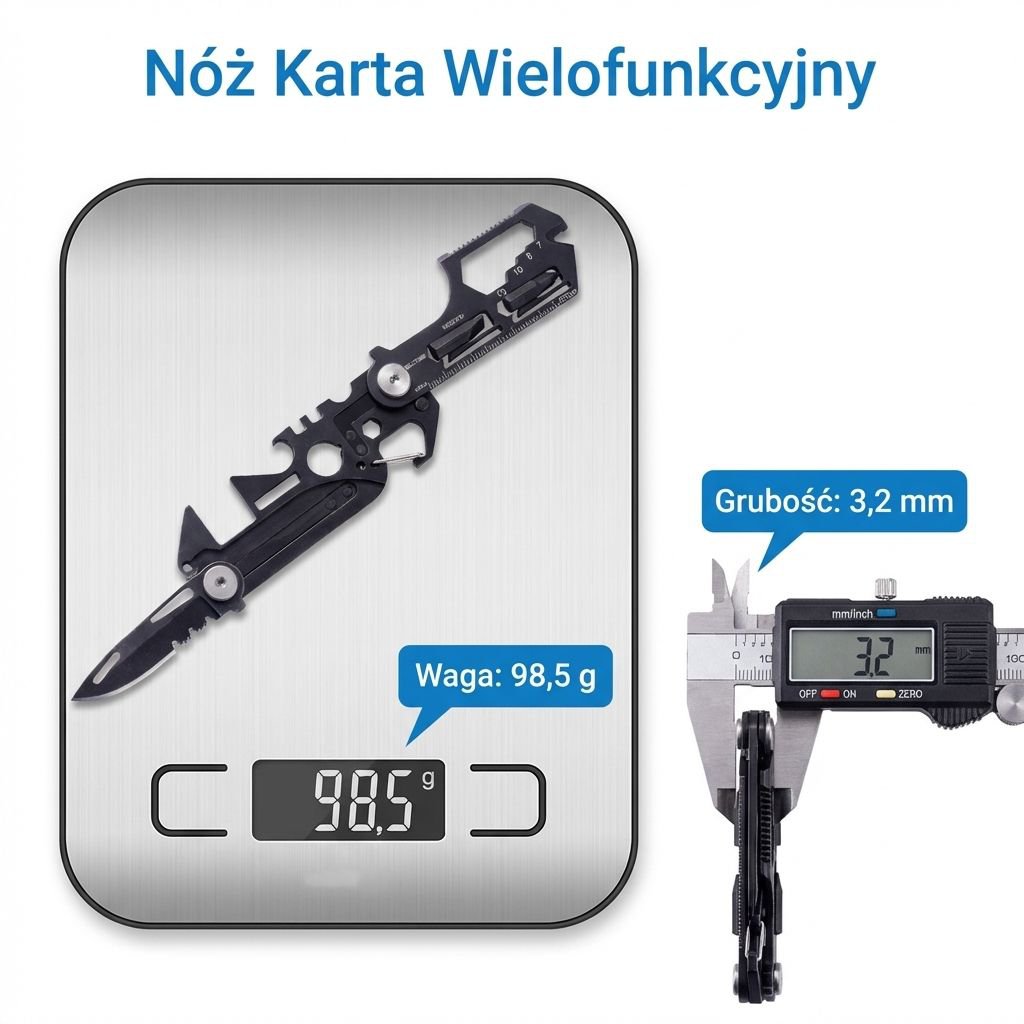 Wielofunkcyjny nóż do kart