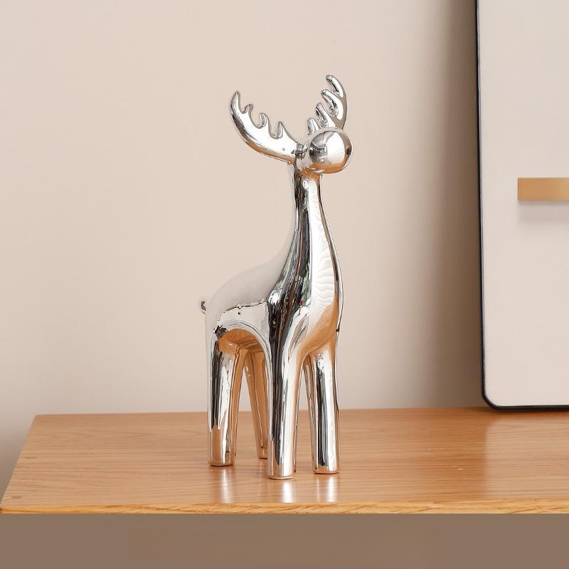 고급 도자기 사슴 장식 소품