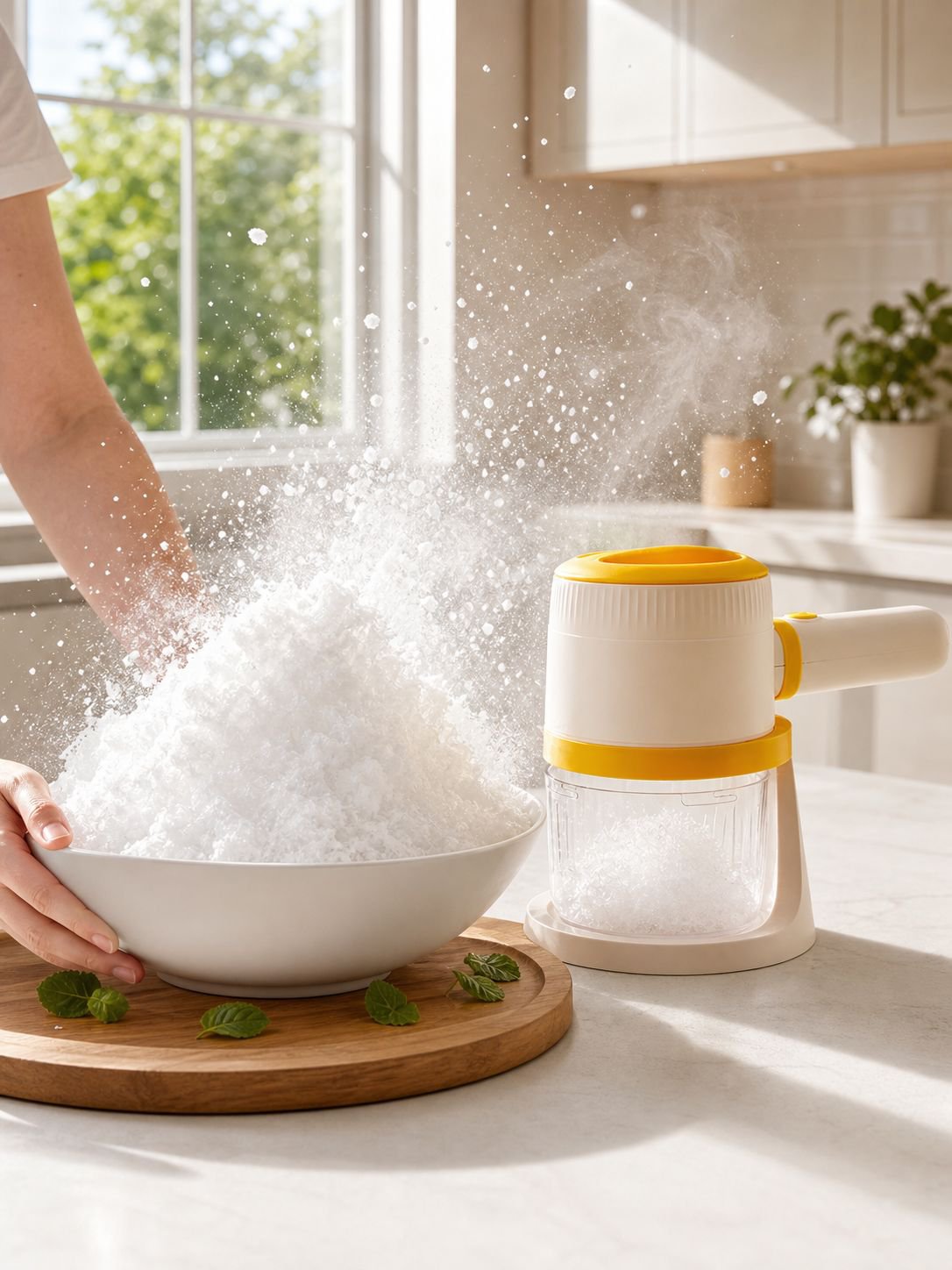Smoothie maker compatible with all ice types