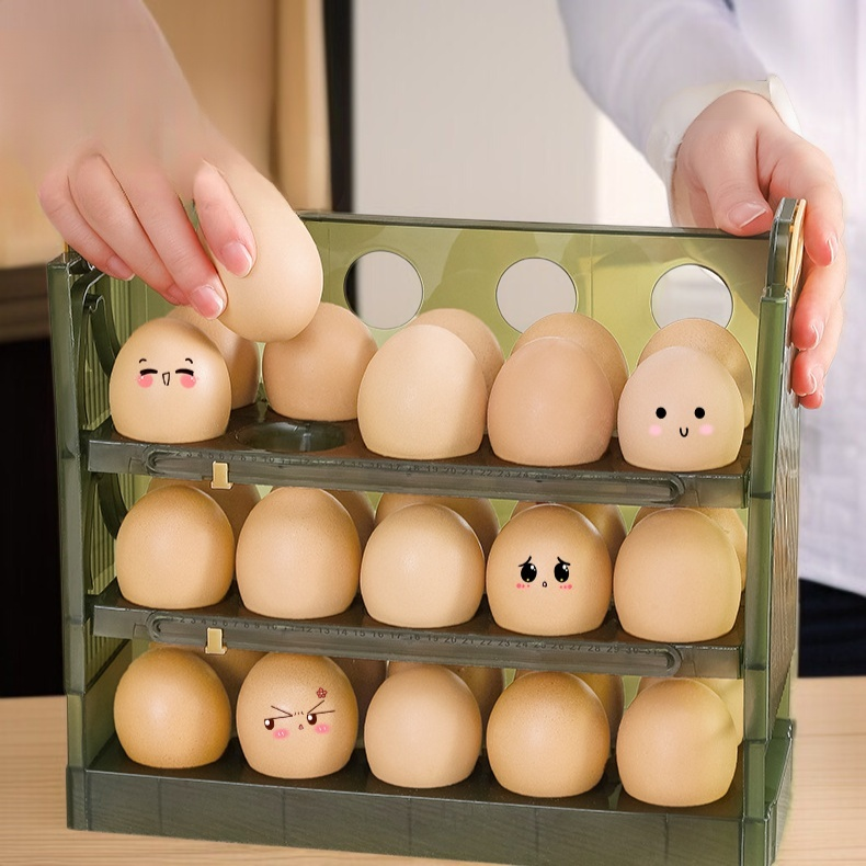 공간절약 접이식 계란받침 이미지