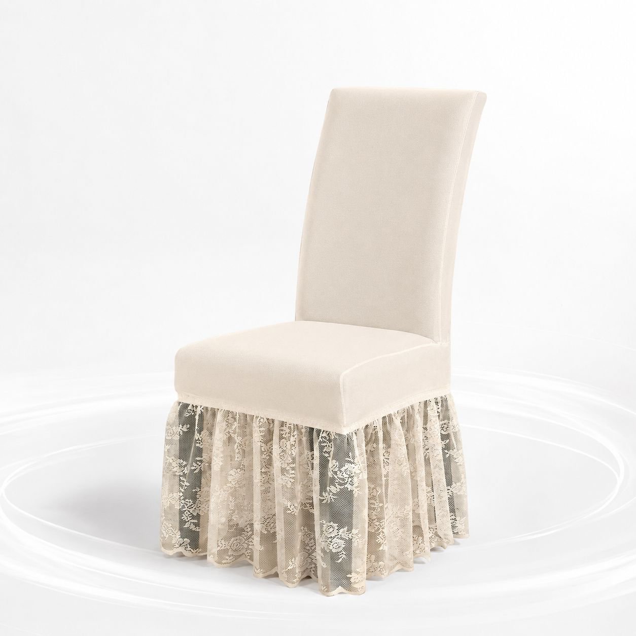 Elastic Milk Silk Chair Protector Non-slip Seat Cover
