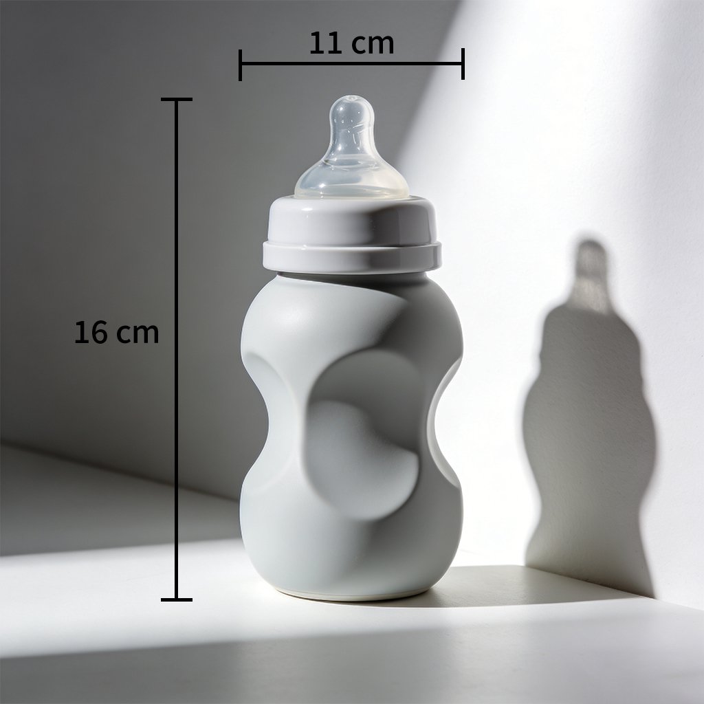 BPA-free baby bottle reduces gas and fussiness
