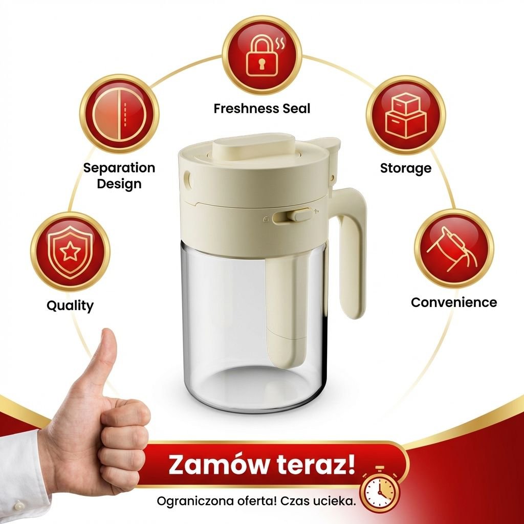 Japońska łyżka do przypraw oddziela butelkę z przyprawami