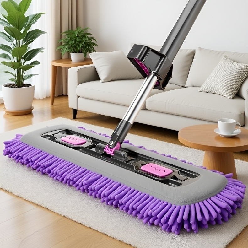 Mopa de chenilla de 45 cm con depósito para líquido