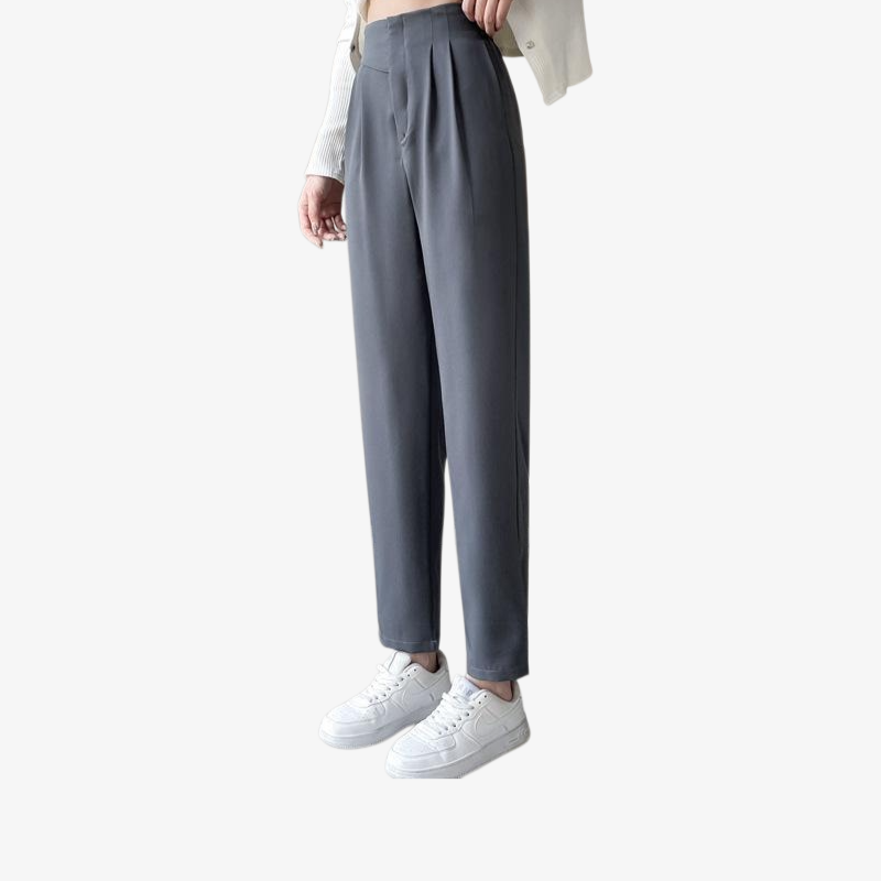 슬림핏 키작녀 팬츠 정장 연출