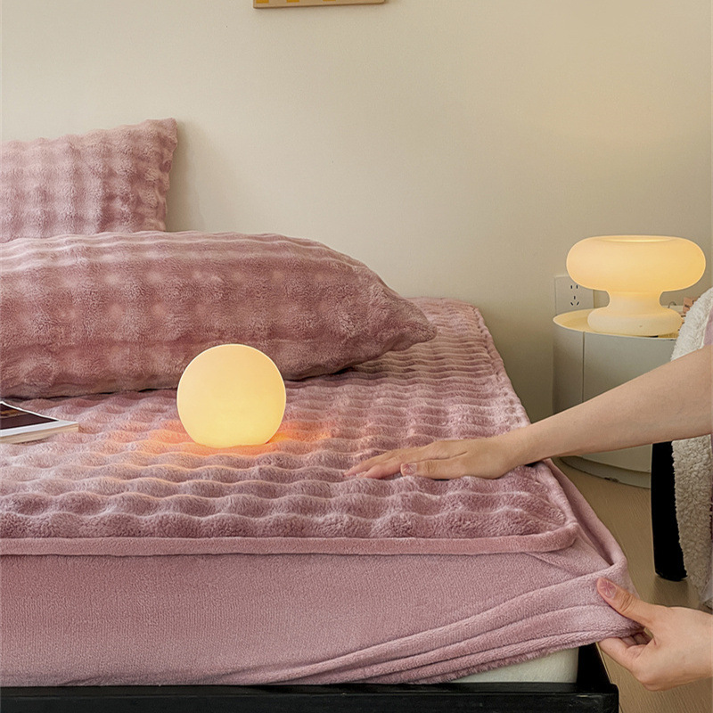 ผ้าคลุมที่นอนขนแกะ