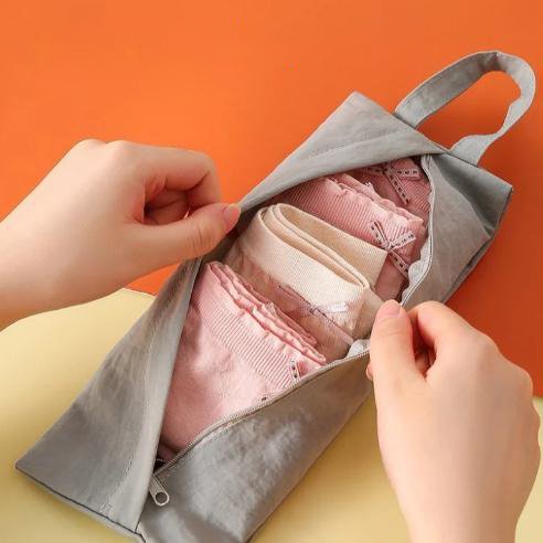 Travel AllinOne Tote Toiletries Organizer Lingerie Bag Sanitary Napkin