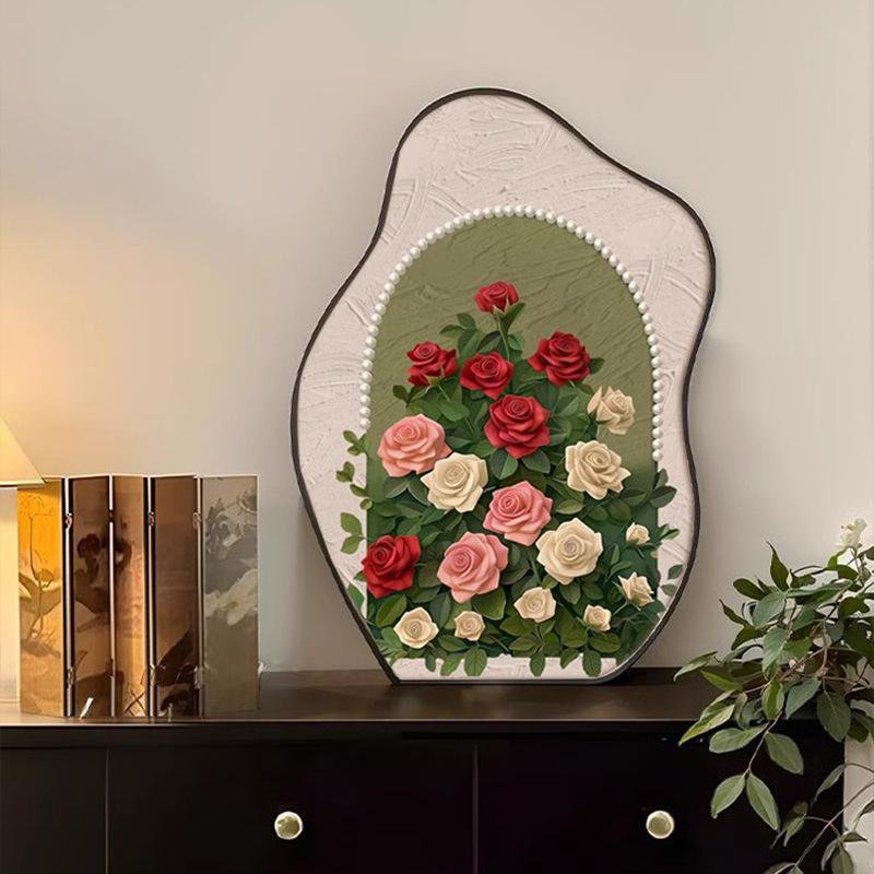 Pearl Rose Ancient Style Desktop Cabinet Small Pendant