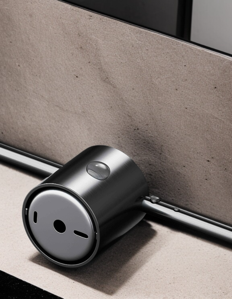 Support de rangement pour serviettes, fixation sans perforation