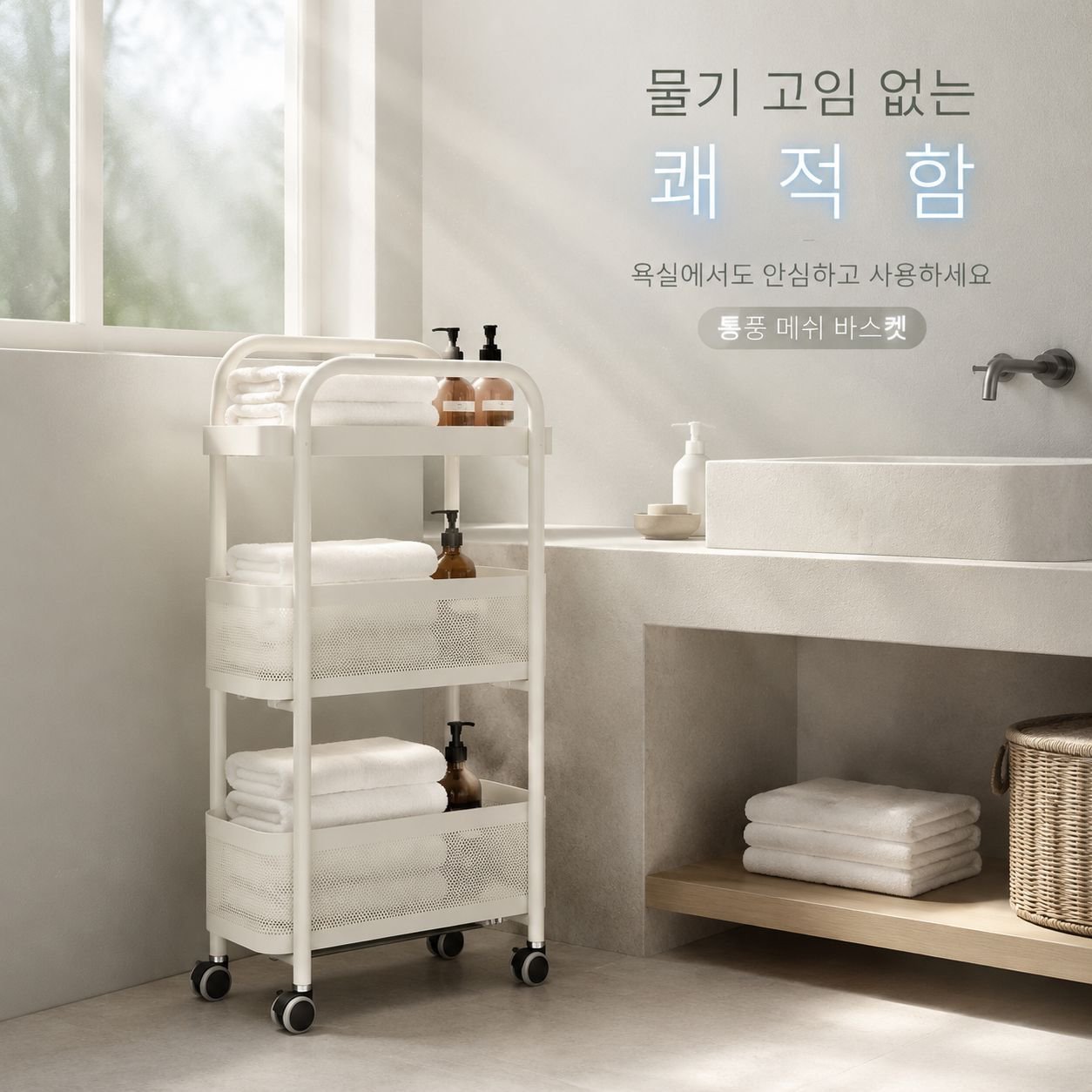 선반 틈새 주방 다용도 냉장고 틈새 수납장 야채 바구니 좁은 화장실 이동 카트