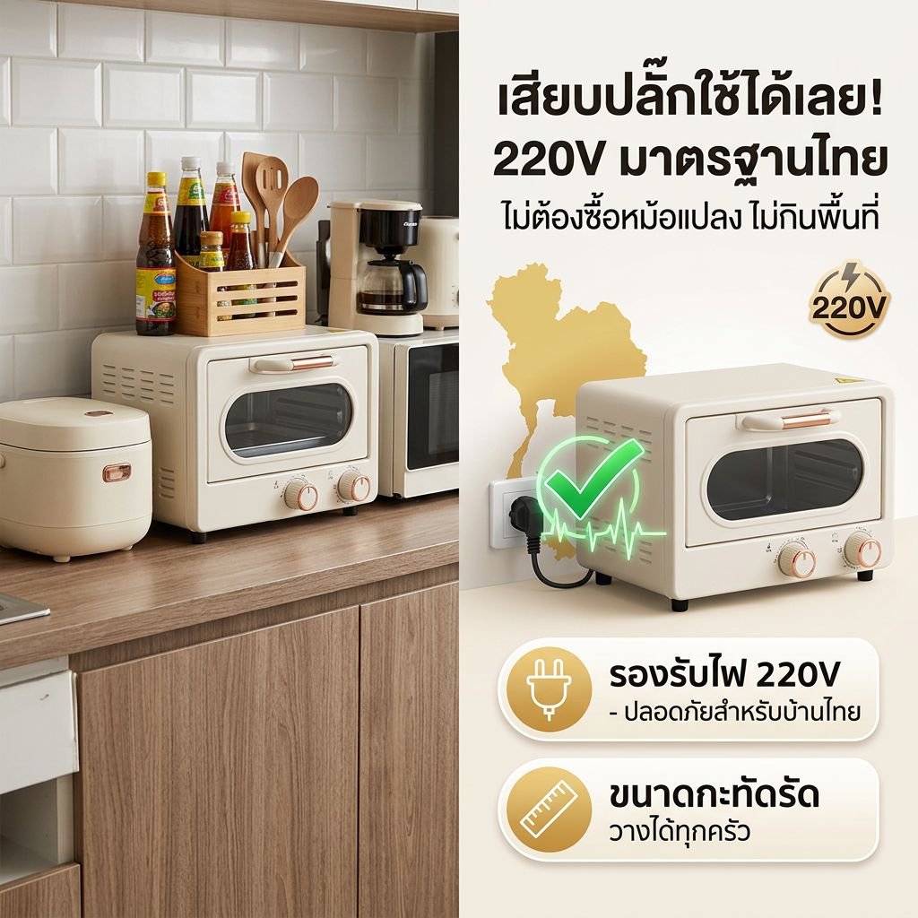 เตาอบอเนกประสงค์ขนาด 7 ลิตร ยี่ห้อคิทเช่นอาร์ต