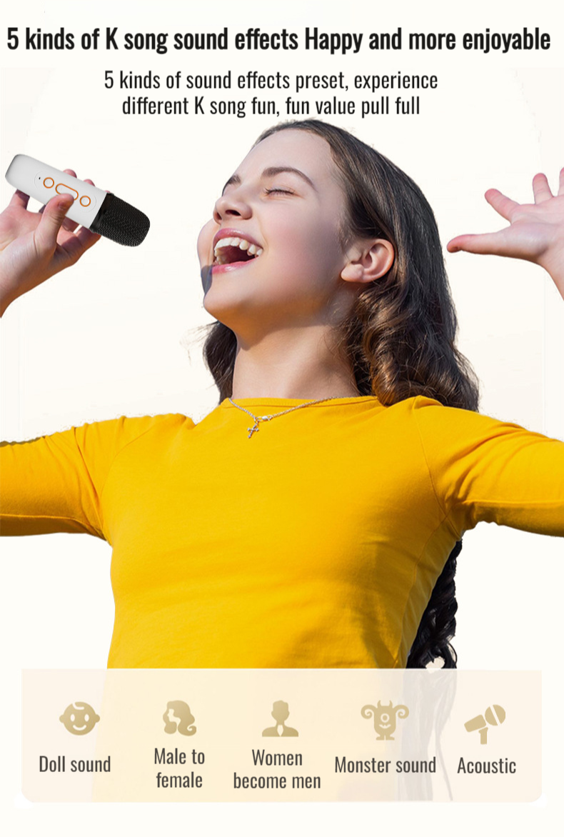 Altavoz multifunción para música y karaoke