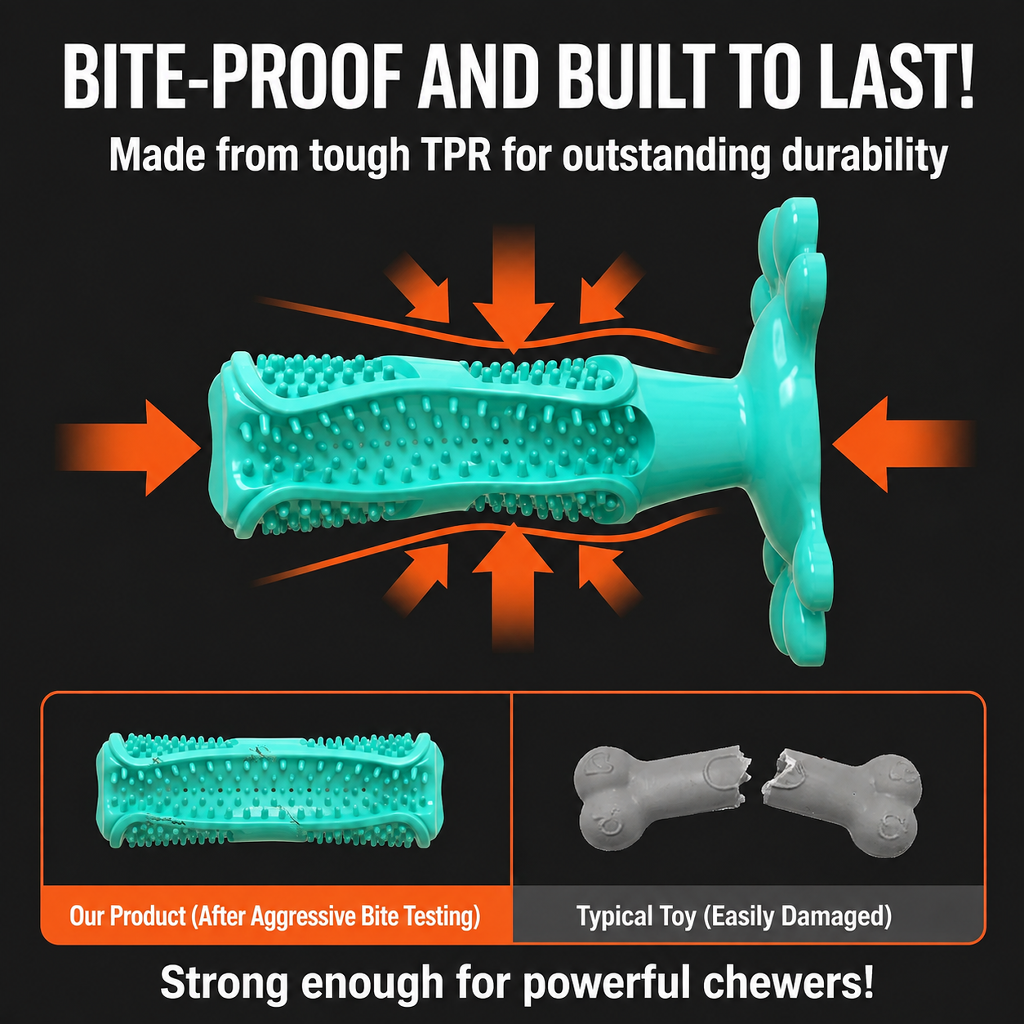 Pet supplies, durable chew sticks, dog toothbrushes, TPR pet toys, Teddy suction cup dog toys