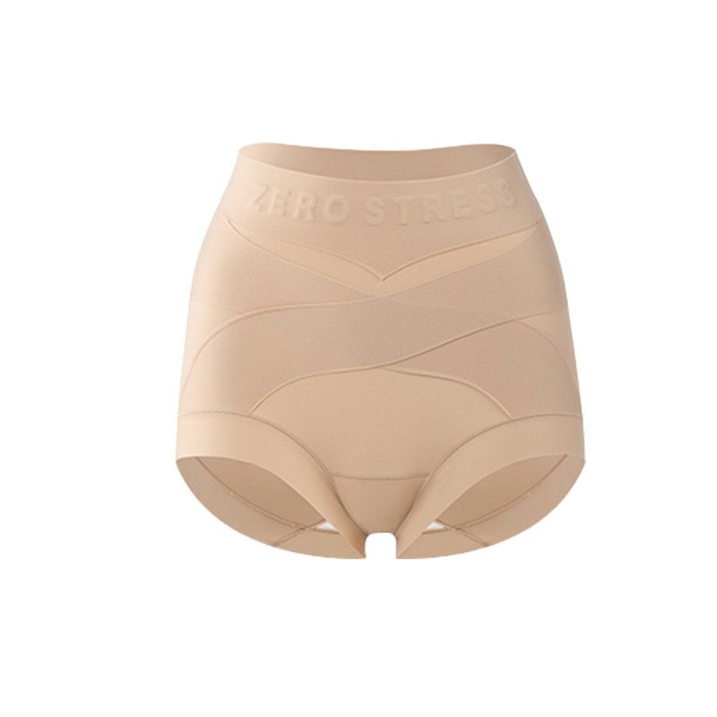 Women's Double Pressurized Warm Velvet Milk Leather Breathable Tummy Tuck Pants