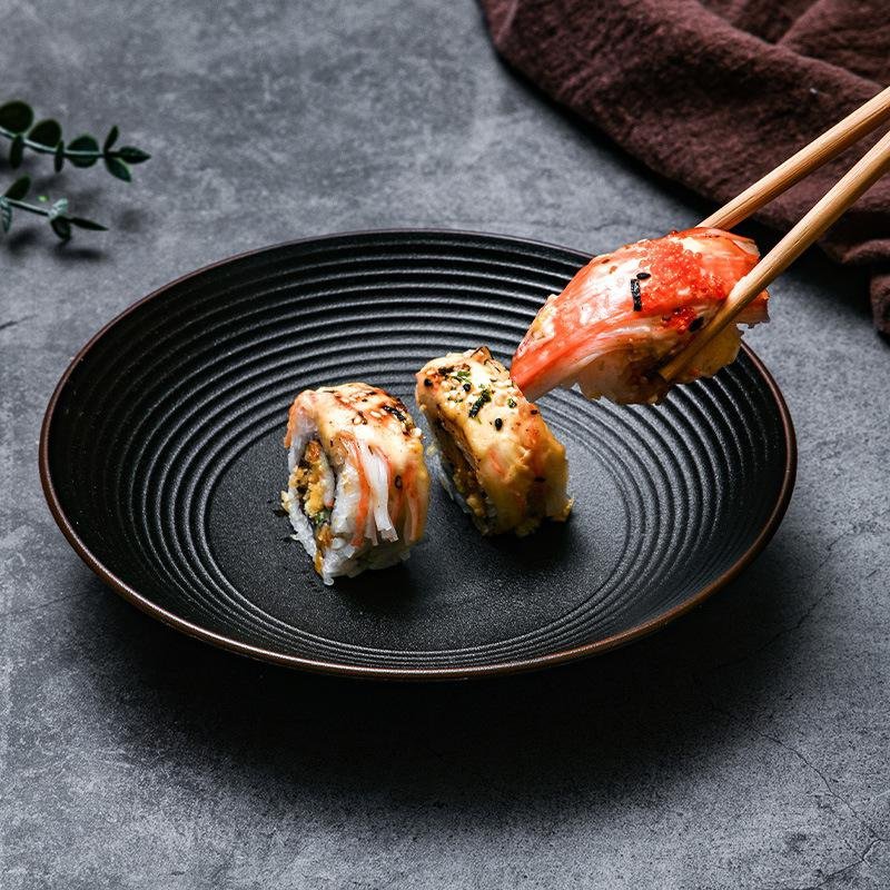 Cuenco de cerámica de acero y plástico