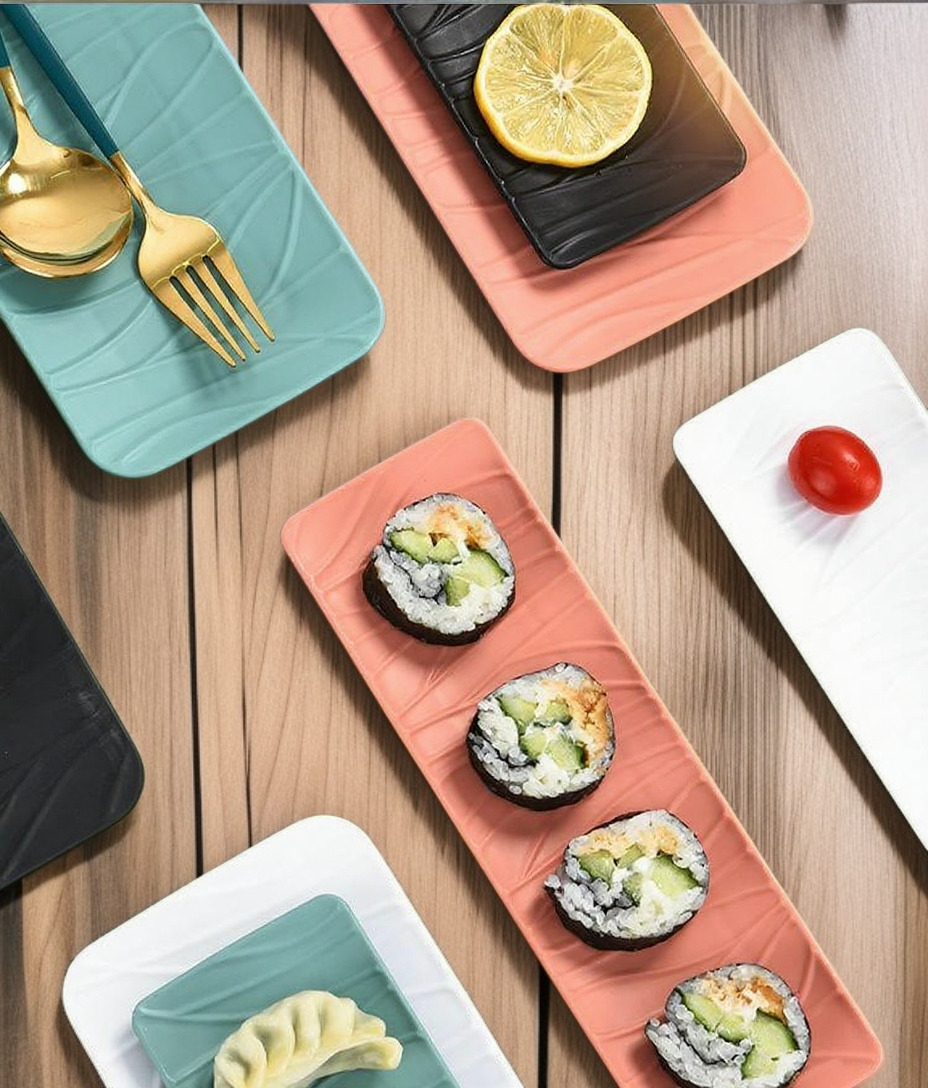 세척이 쉬운 직사각형 식판