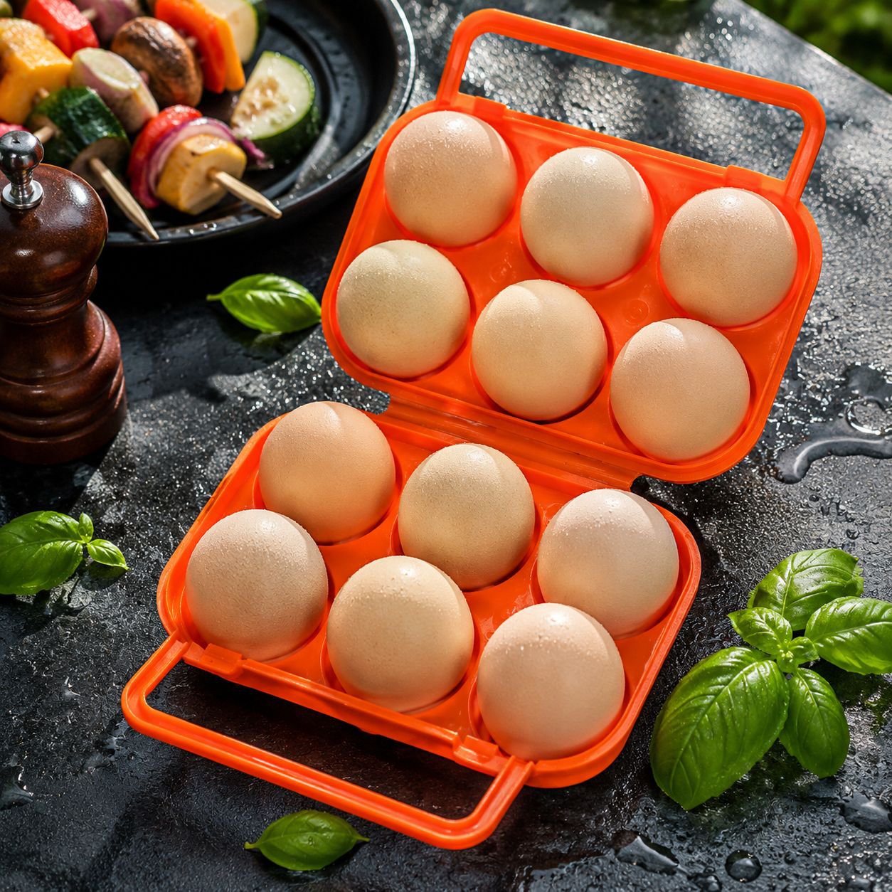 Multi-functional Kitchen Egg Organizer Box
