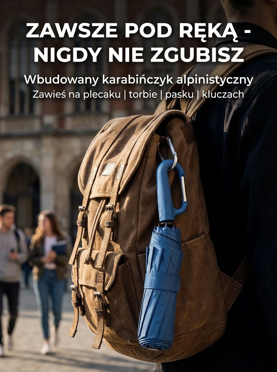 【0,5 sekundy na otwarcie】Parasol burzowy
