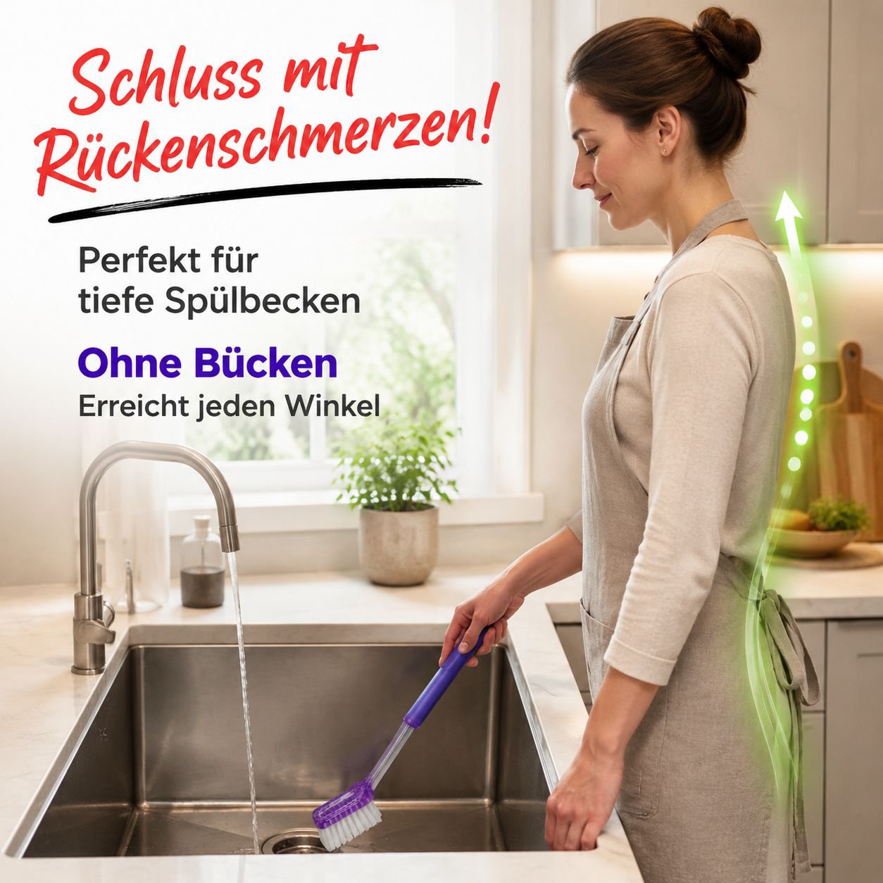 Samjeong Clean Master PET viereckige Schuhbürste