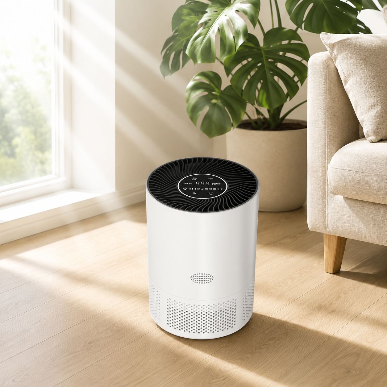 APP Remote Control Air Purifier, Negative Ion & Formaldehyde Removal