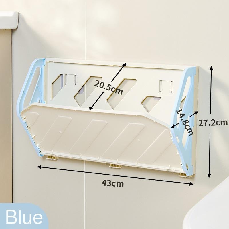 Zapatero plegable de pared sin taladro y antirrobo para el hogar y baño