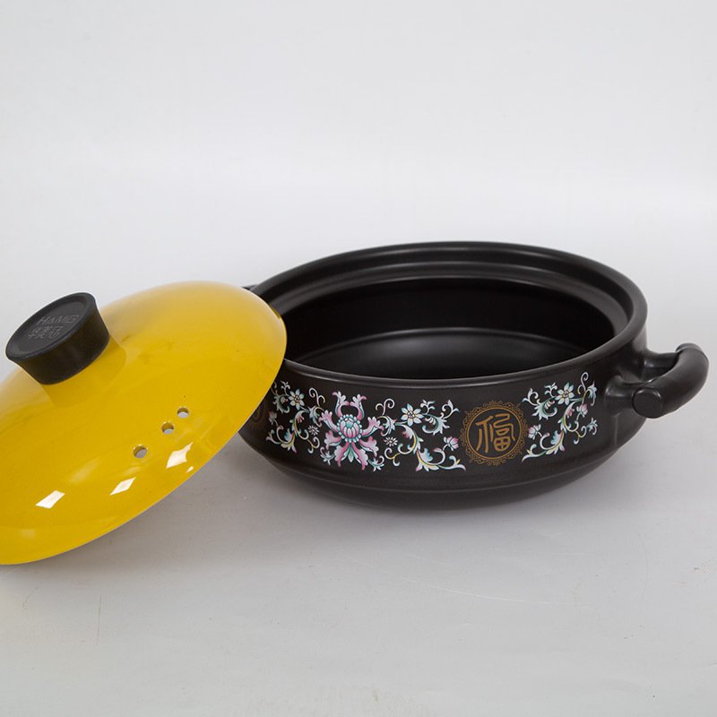 Olla de Hierro Fundido con Esmalte para Cocción en Seco