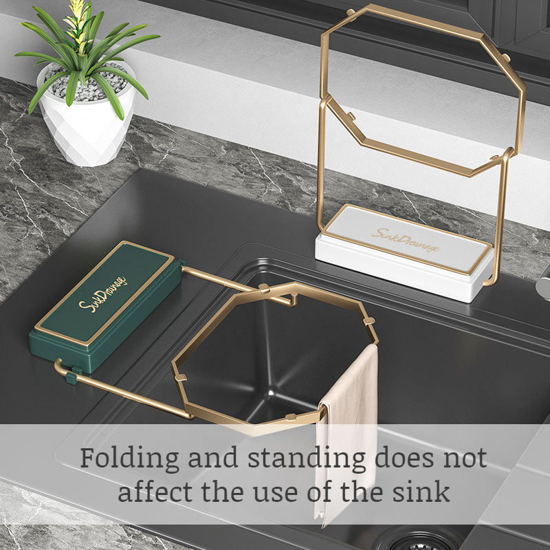 Large-Capacity Kitchen Sink Strainer Rack