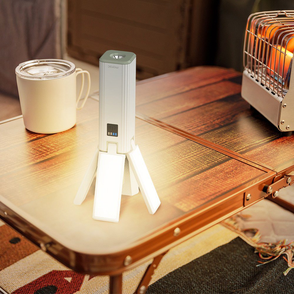 折りたたみ式キャンプランプ