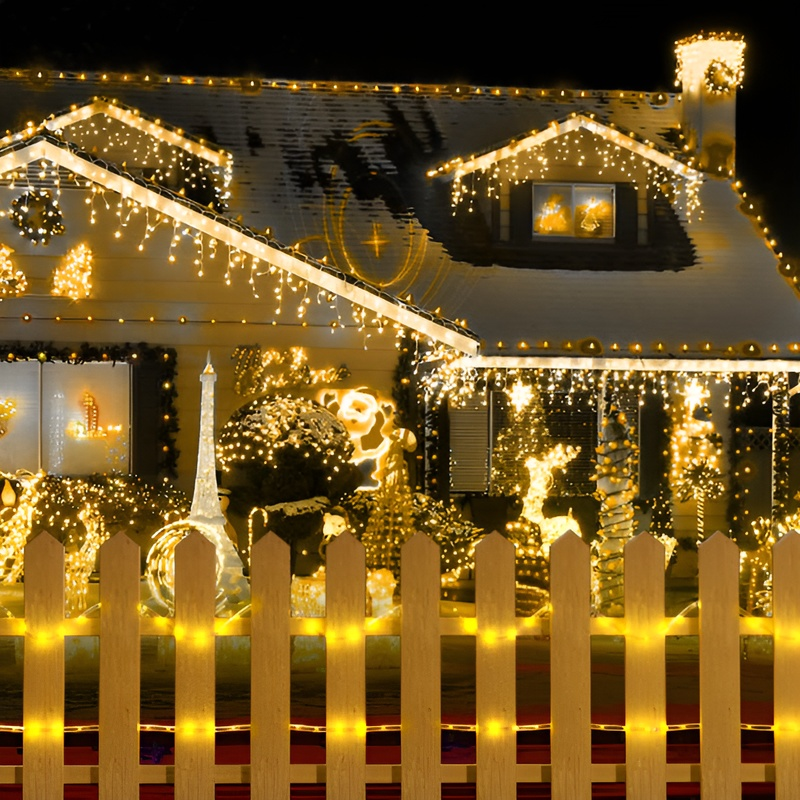 庭園用ソーラーLEDライト レインボー装飾ストリングライト