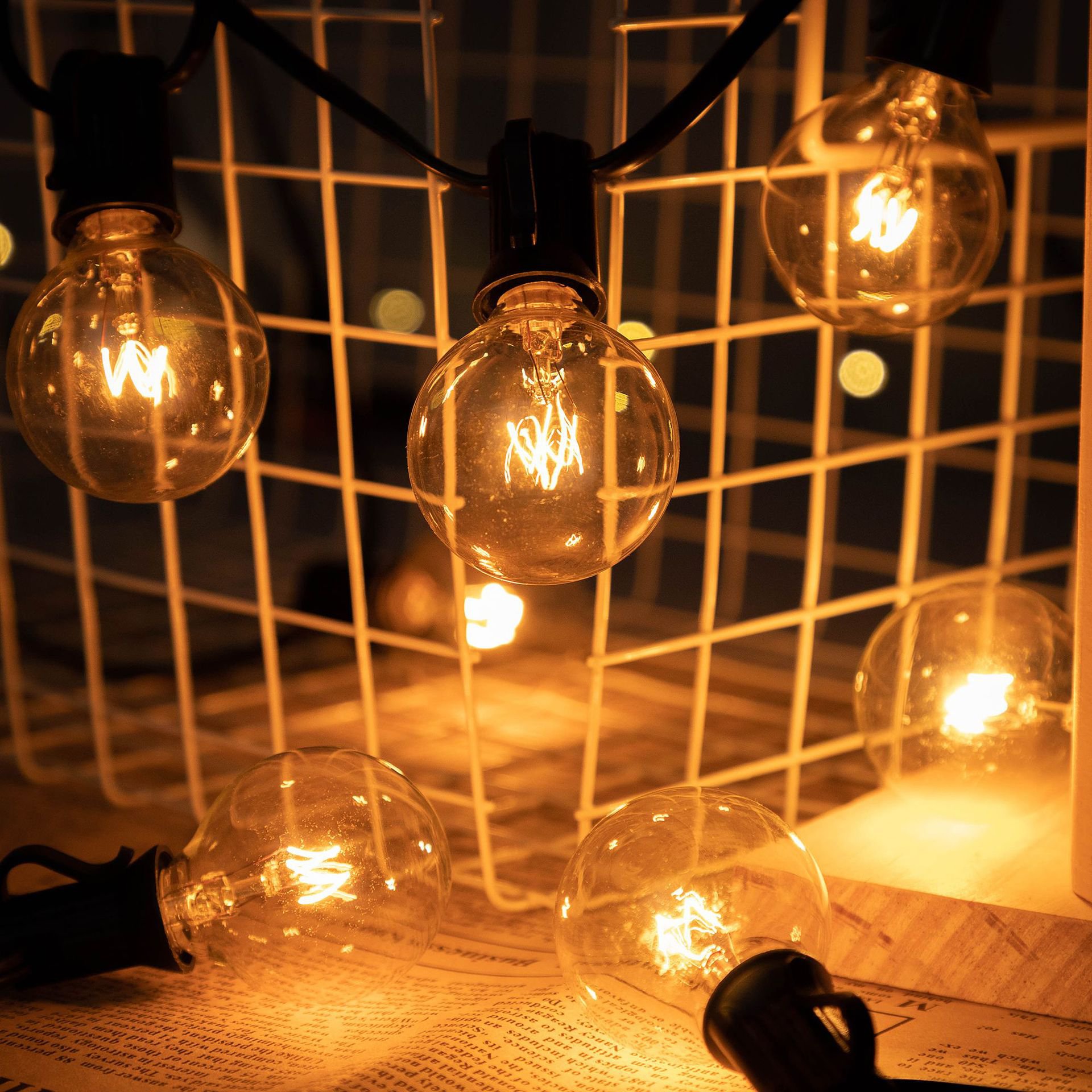 屋外用防水雰囲気キャンプサイト装飾ストリングライト