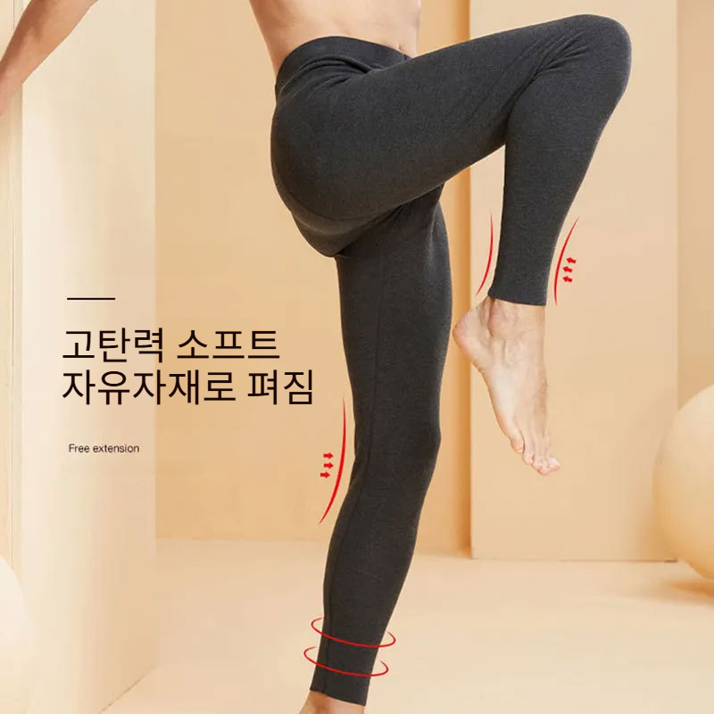 남성용 방한 두꺼운 데롱 항균 얇은 솜 보온 바지