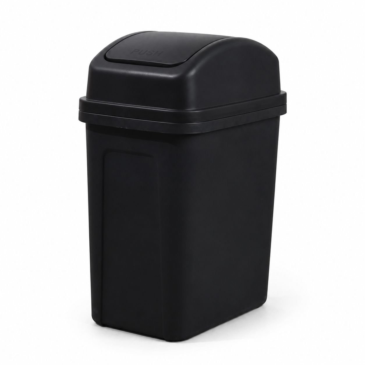 Household Trash Can with Handle and Swing Lid Design